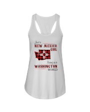 NEW MEXICO GIRL LIVING IN WASHINGTON WORLD Ladies Flowy Tank thumbnail