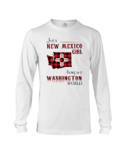 NEW MEXICO GIRL LIVING IN WASHINGTON WORLD Long Sleeve Tee thumbnail