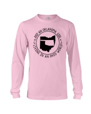 OKLAHOMA GIRL LIVING IN AN OHIO WORLD Long Sleeve Tee tile