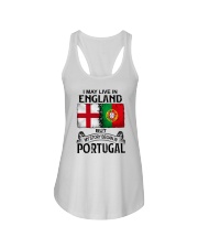 LIVE IN ENGLAND BEGAN IN PORTUGAL Ladies Flowy Tank tile