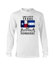 LIVE IN TEXAS BEGAN IN HONDURAS Long Sleeve Tee tile