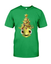 Turtle Head Christmas Tree Classic T-Shirt front