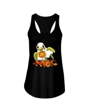 Turtle Ghost Costume Ladies Flowy Tank tile