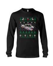 Turtle Light Pattern Christmas Long Sleeve Tee tile