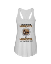 MINNESOTA WILL ALWAYS LIVE IN ME Ladies Flowy Tank tile