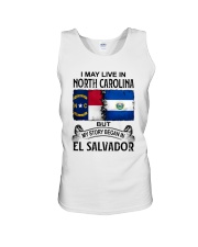 LIVE IN NORTH CAROLINA BEGAN IN EL SALVADOR Unisex Tank tile