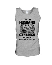 I'M THE HUSBAND OF A CANADIAN WOMAN Unisex Tank thumbnail
