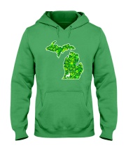 Michigan Clover Map Hooded Sweatshirt tile