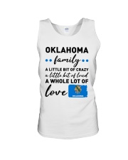Oklahoma Family A Little bit Of Crazy Unisex Tank tile