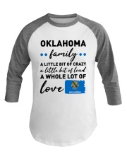 Oklahoma Family A Little bit Of Crazy Baseball Tee tile