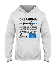 Oklahoma Family A Little bit Of Crazy Hooded Sweatshirt tile