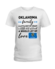 Oklahoma Family A Little bit Of Crazy Ladies T-Shirt tile