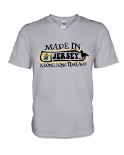 MADE IN JERSEY A LONG LONG TIME AGO V-Neck T-Shirt thumbnail