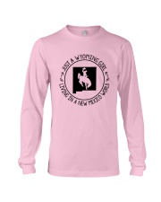 WYOMING GIRL LIVING IN NEW MEXICO WORLD Long Sleeve Tee thumbnail