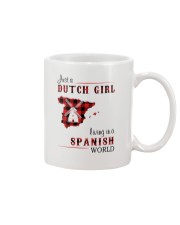 DUTCH GIRL LIVING IN SPANISH WORLD Mug tile