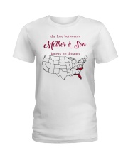 NORTH CAROLINA FLORIDA THE LOVE MOTHER AND SON Ladies T-Shirt thumbnail
