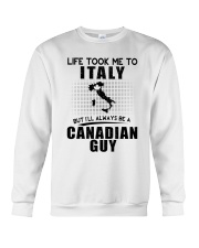 CANADIAN GUY LIFE TOOK TO ITALY Crewneck Sweatshirt thumbnail
