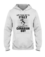 CANADIAN GUY LIFE TOOK TO ITALY Hooded Sweatshirt thumbnail