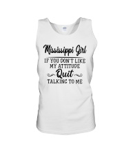 Mississippi Girl If You Don't Like My Attitude Unisex Tank tile