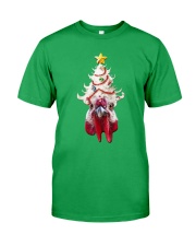 Chicken Head Christmas Tree Classic T-Shirt front