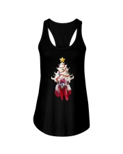Chicken Head Christmas Tree Ladies Flowy Tank tile