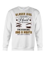 Alaska Girl Hated By Many Loved By Plenty Crewneck Sweatshirt tile