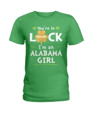 You're In Luck Alabama Girl Custom Name Ladies T-Shirt tile