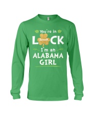 You're In Luck Alabama Girl Custom Name Long Sleeve Tee tile
