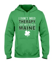 Maine Don't Need Therapy Hooded Sweatshirt tile