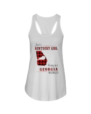 KENTUCKY GIRL LIVING IN GEORGIA WORLD Ladies Flowy Tank thumbnail