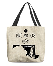 Personalized Name Gift Miss Your Face From Maryland All-Over Tote tile