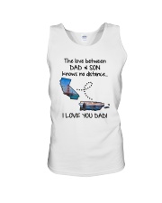 PUERTO RICO CALIFORNIA THE LOVE DAD AND DAUGHTER Unisex Tank tile
