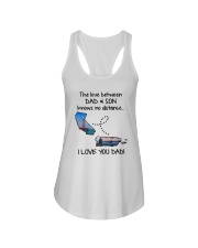 PUERTO RICO CALIFORNIA THE LOVE DAD AND DAUGHTER Ladies Flowy Tank tile