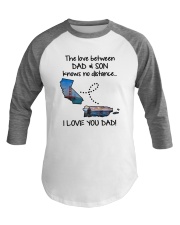 PUERTO RICO CALIFORNIA THE LOVE DAD AND DAUGHTER Baseball Tee tile