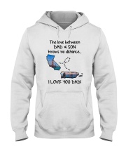 PUERTO RICO CALIFORNIA THE LOVE DAD AND DAUGHTER Hooded Sweatshirt tile