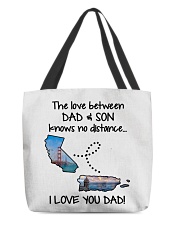 PUERTO RICO CALIFORNIA THE LOVE DAD AND DAUGHTER All-Over Tote tile