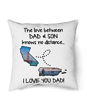 PUERTO RICO CALIFORNIA THE LOVE DAD AND DAUGHTER Indoor Pillow tile