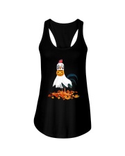 Chicken Ghost Costume Ladies Flowy Tank tile