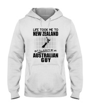 AUSTRALIAN GUY LIFE TOOK TO NEW ZEALAND Hooded Sweatshirt thumbnail