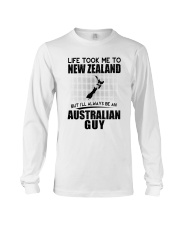 AUSTRALIAN GUY LIFE TOOK TO NEW ZEALAND Long Sleeve Tee thumbnail