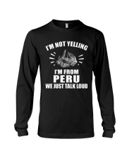 Peru I'm Not Yelling Long Sleeve Tee tile