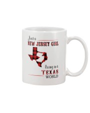 JERSEY GIRL LIVING IN TEXAS WORLD Mug thumbnail