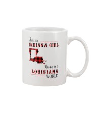 INDIANA GIRL LIVING IN LOUISIANA WORLD Mug thumbnail
