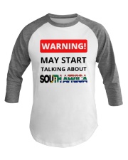 Talking About South Africa Baseball Tee tile