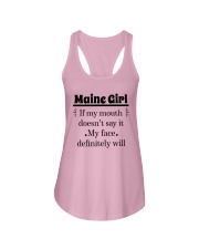 MAINE IF MY MOUTH DOESN'T SAY IT Ladies Flowy Tank thumbnail