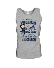 I'M A NEW YORK GIRL WE JUST TALK LOUD Unisex Tank tile