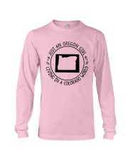 OREGON GIRL LIVING IN COLORADO WORLD Long Sleeve Tee thumbnail