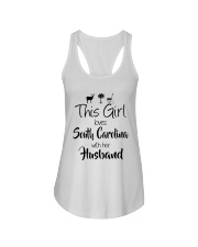 This Girl Loves South Carolina Ladies Flowy Tank tile