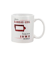 KANSAS GIRL LIVING IN IOWA WORLD Mug thumbnail