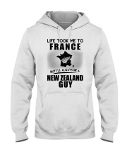 NEW ZEALAND GUY LIFE TOOK TO FRANCE Hooded Sweatshirt thumbnail